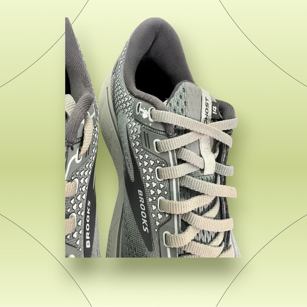 Brooks Ghost 14 Running Shoes Mens Size 11 D Medium Grey Alloy DNA Loft 3D Print - Picture 8 of 16